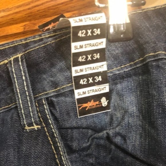 SOLD! NWOT MISKEEN Men’s Urban Slim Straight Dark Jeans - Picture 4 of 5